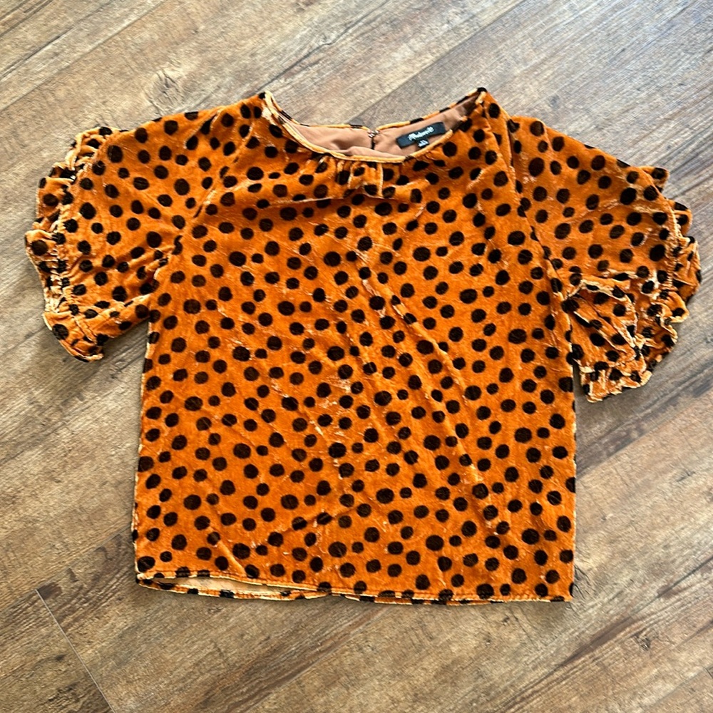 GUC Madewell Leopard Print Top Size XS
